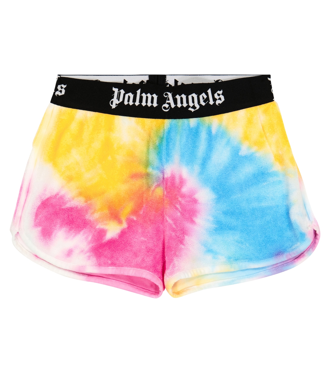 Shorts tie-dye in jersey di cotone | Palm Angels Kids