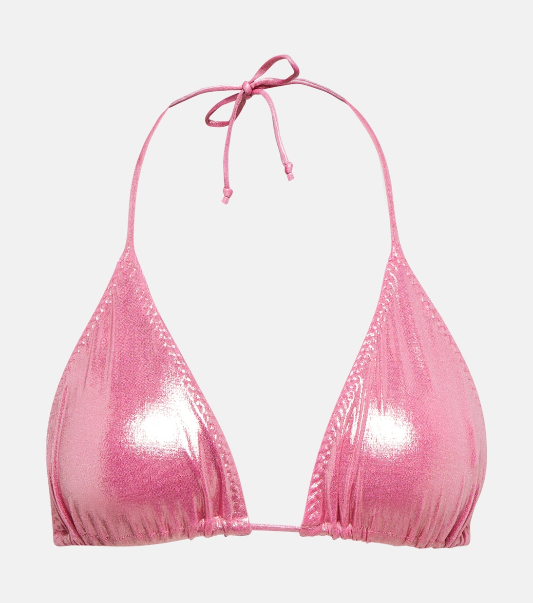 Metallic triangle bikini | Norma Kamali