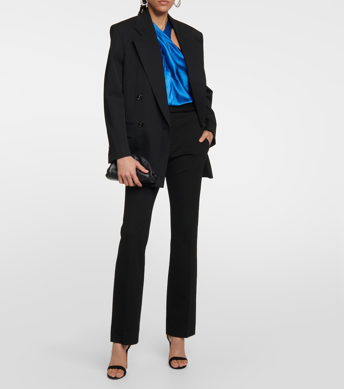 Stewart satin halter-neck top | Veronica Beard