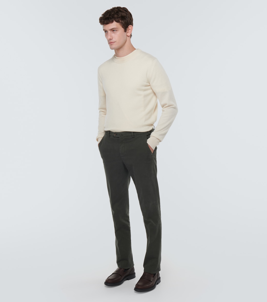 Travis 레더 페니 로퍼 | Loro Piana