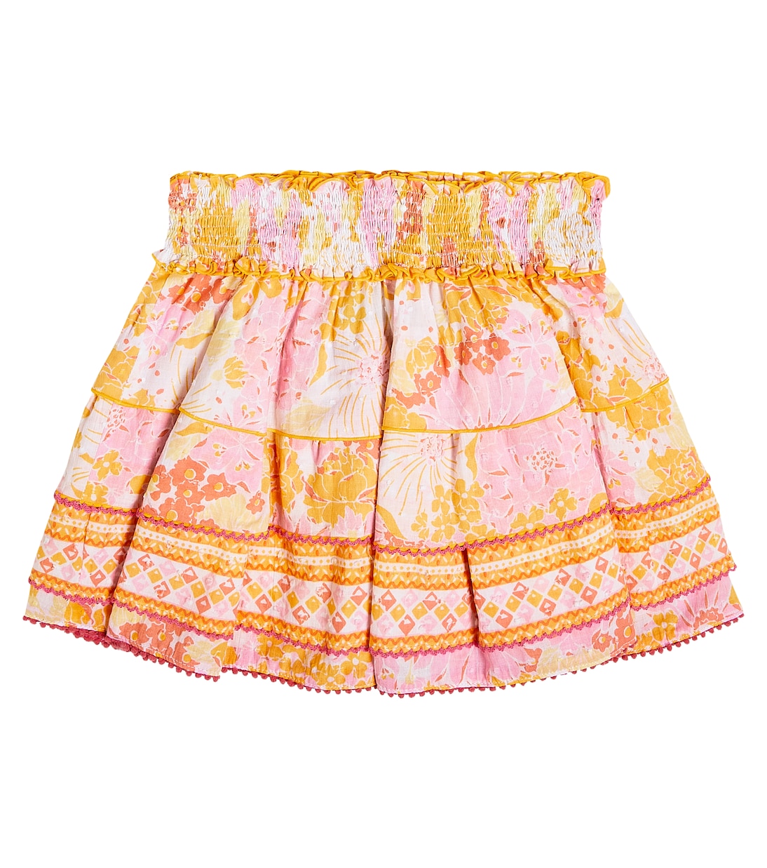 Gonna Ariel in cotone con stampa | Poupette St Barth Kids