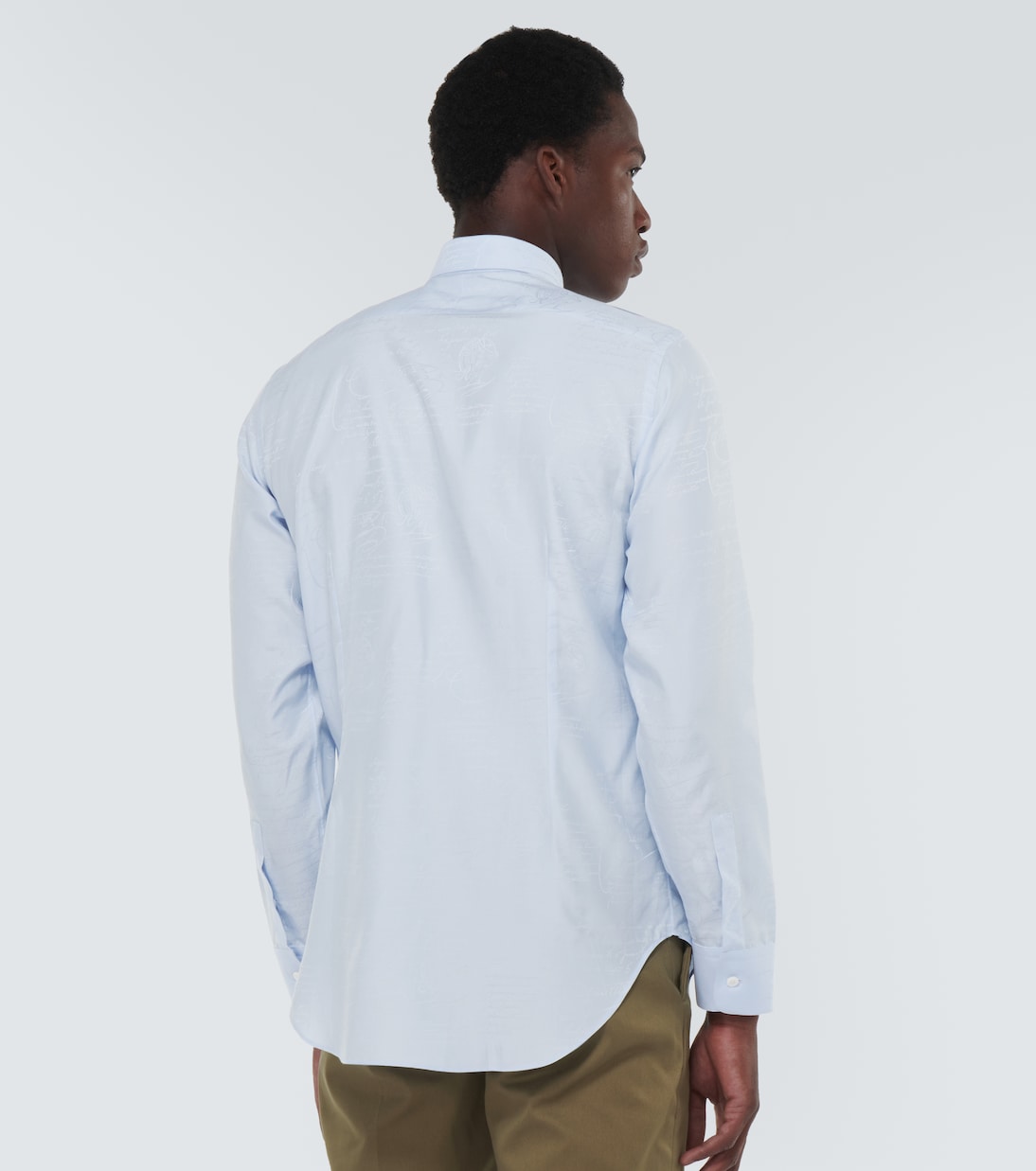 Camicia in cotone Scritto Andy in seta e cotone | Berluti