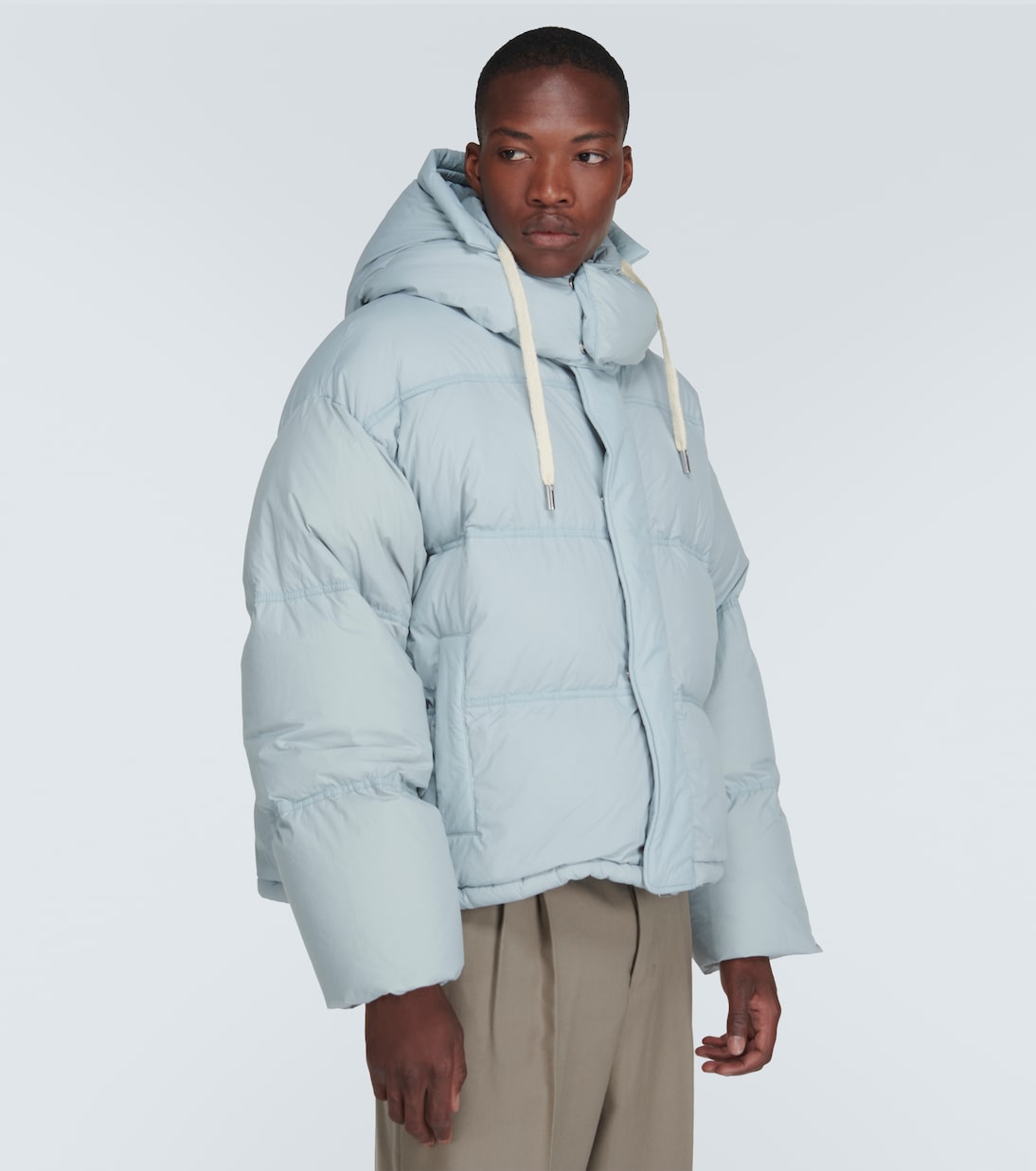 Technical canvas down jacket | Ami Paris