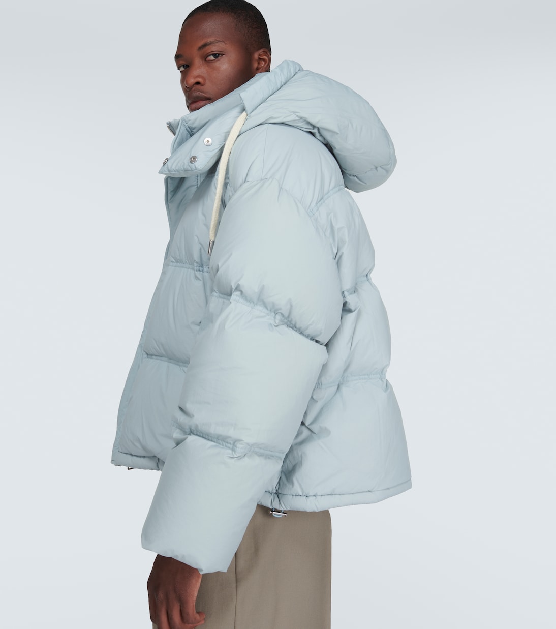Technical canvas down jacket | Ami Paris