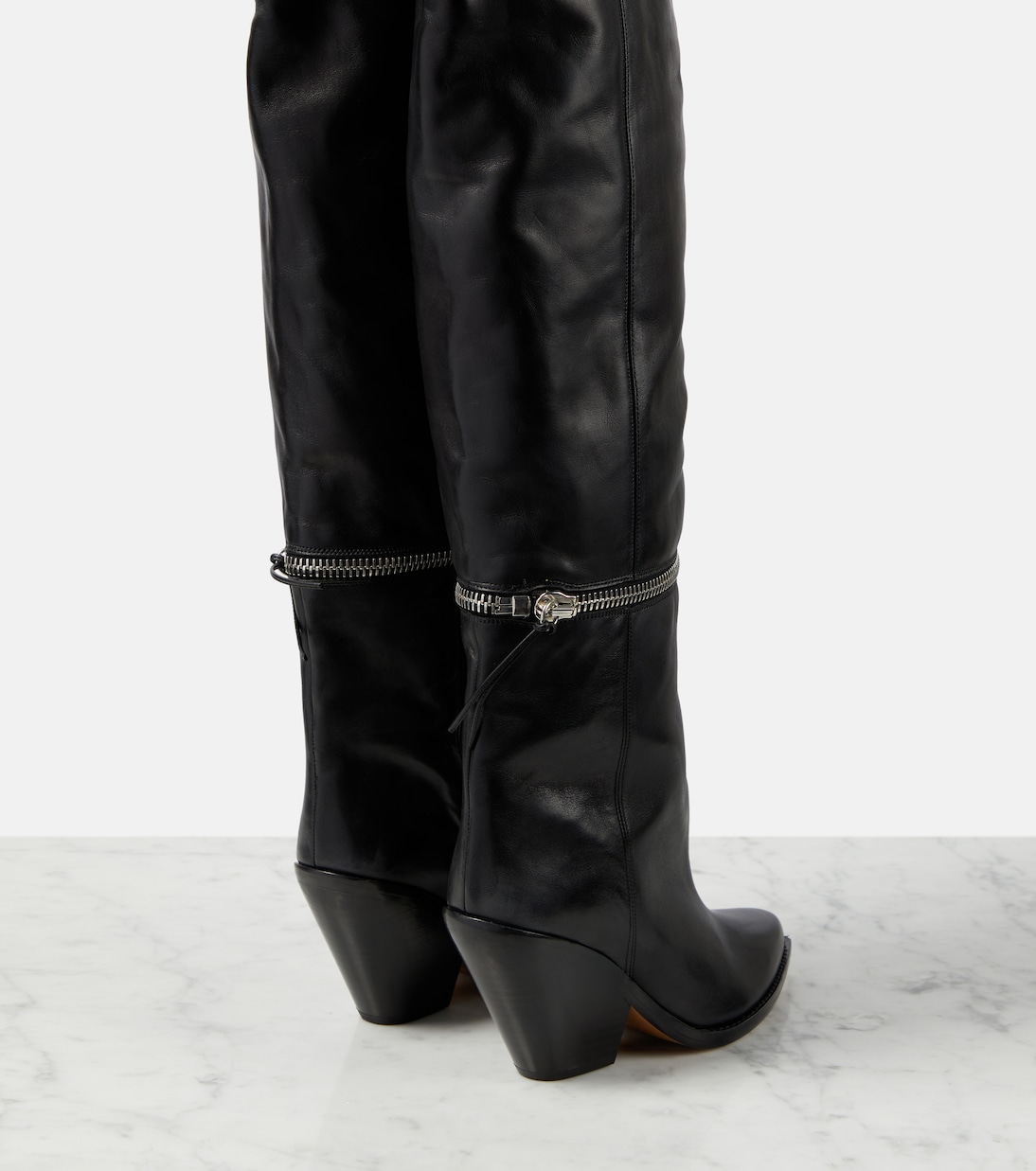 Botas mosqueteras Lelodie de piel | Isabel Marant