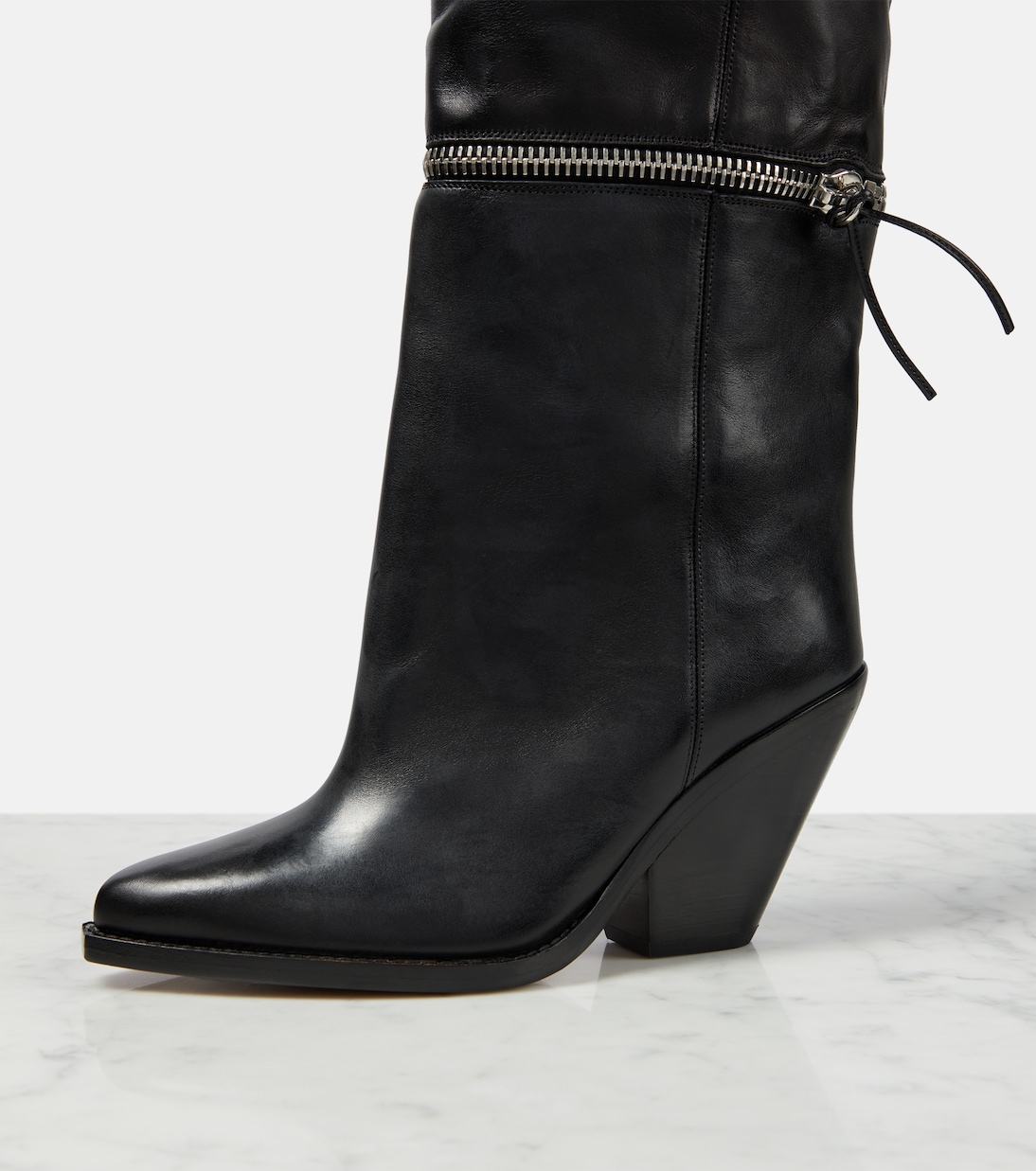 Botas mosqueteras Lelodie de piel | Isabel Marant
