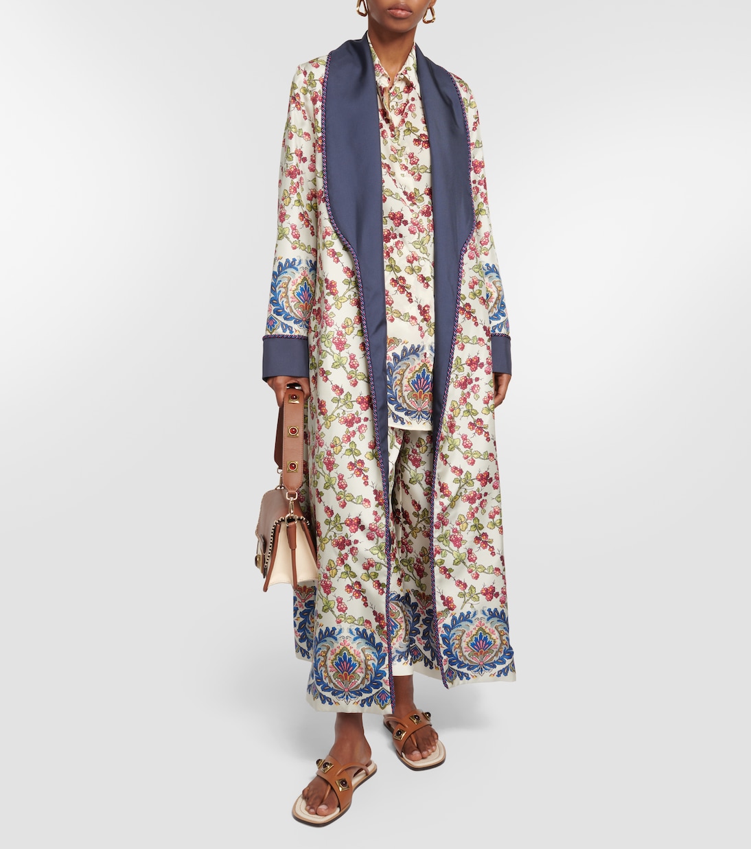 Jupe-culotte imprimée en soie | Etro