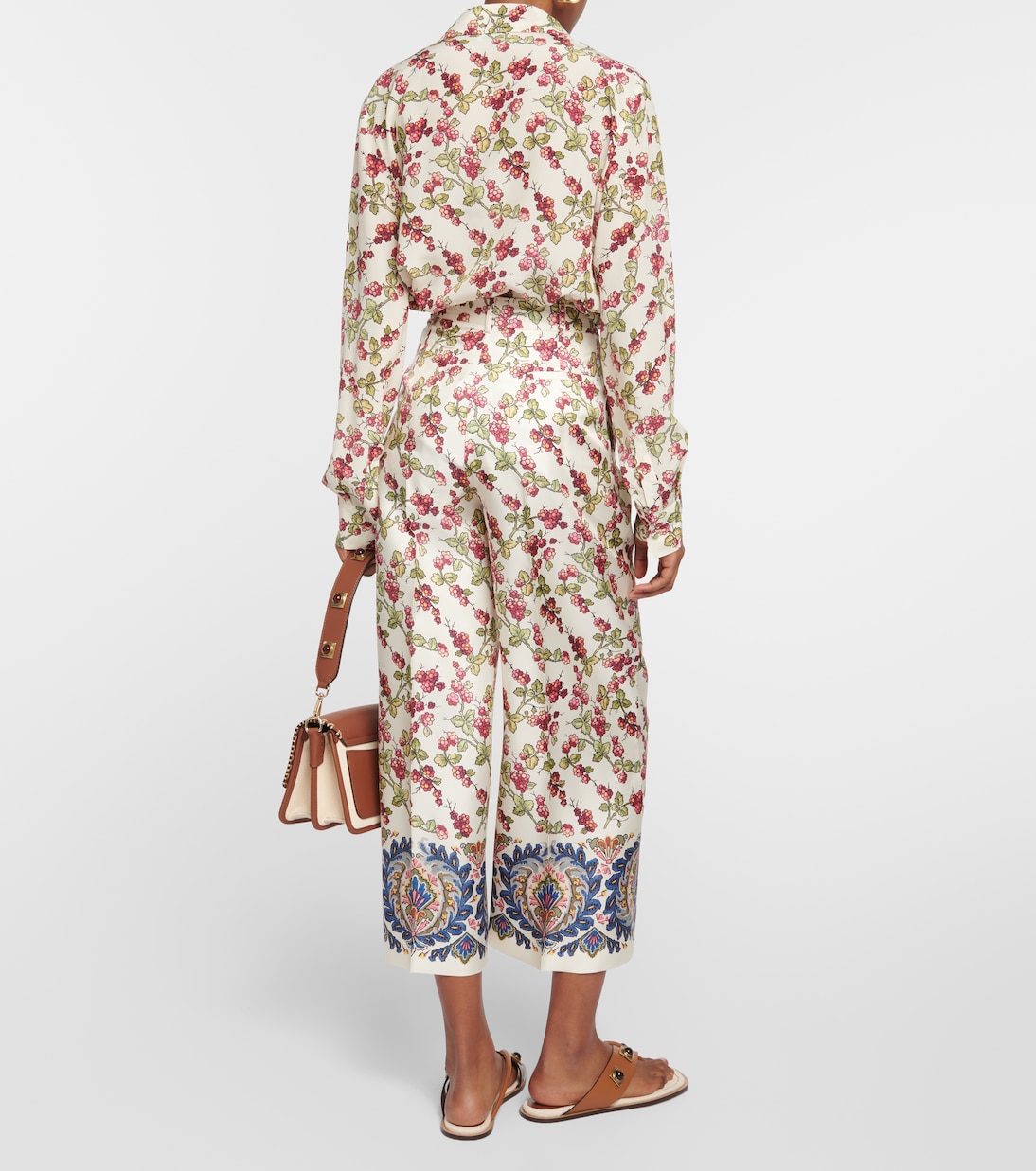 Jupe-culotte imprimée en soie | Etro