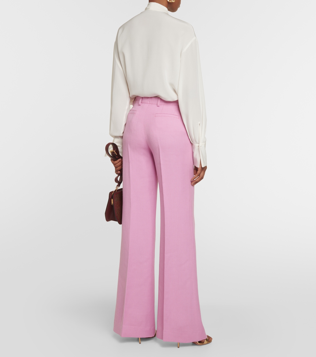 Pantalon ample en laine mélangée | Etro