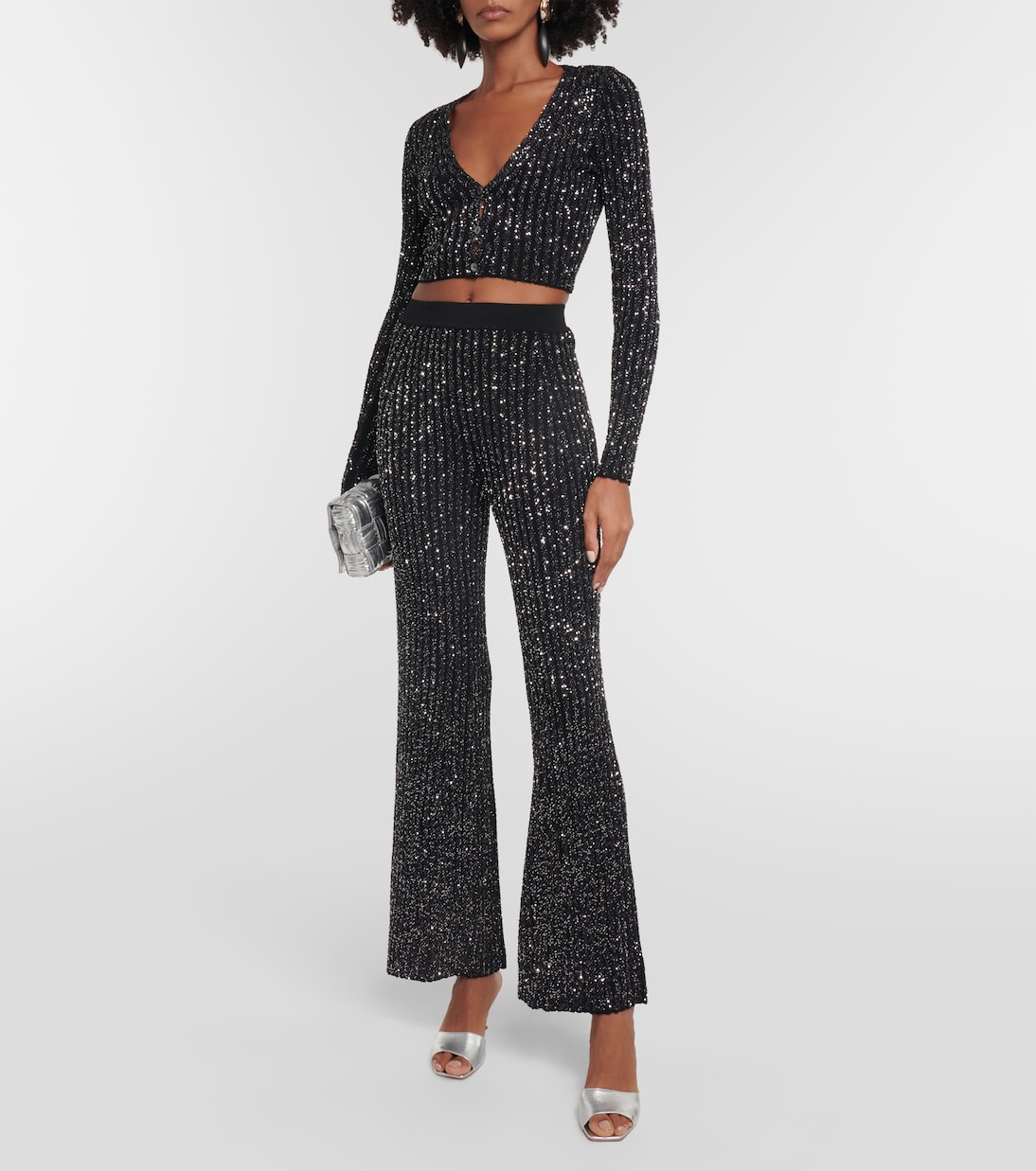 Verzierter Cropped-Cardigan aus Strick | Missoni