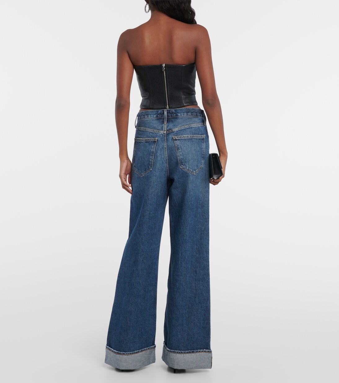 Bustier in similpelle | Amiri