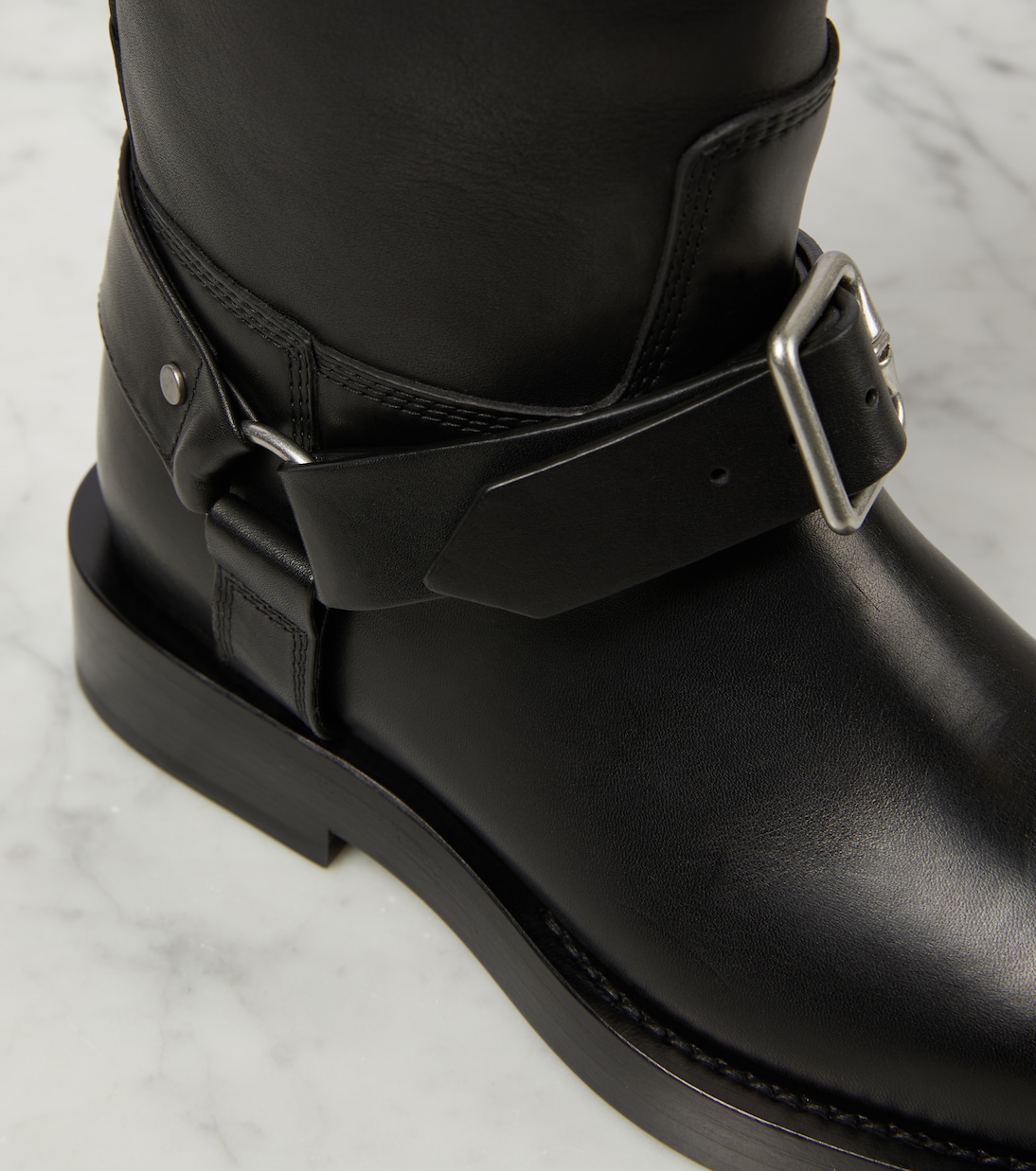 Bottes Saddle en cuir | Burberry