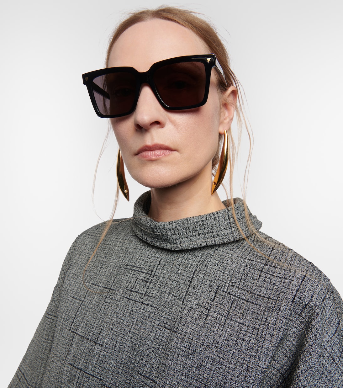 Occhiali da sole squadrati Soft | Bottega Veneta