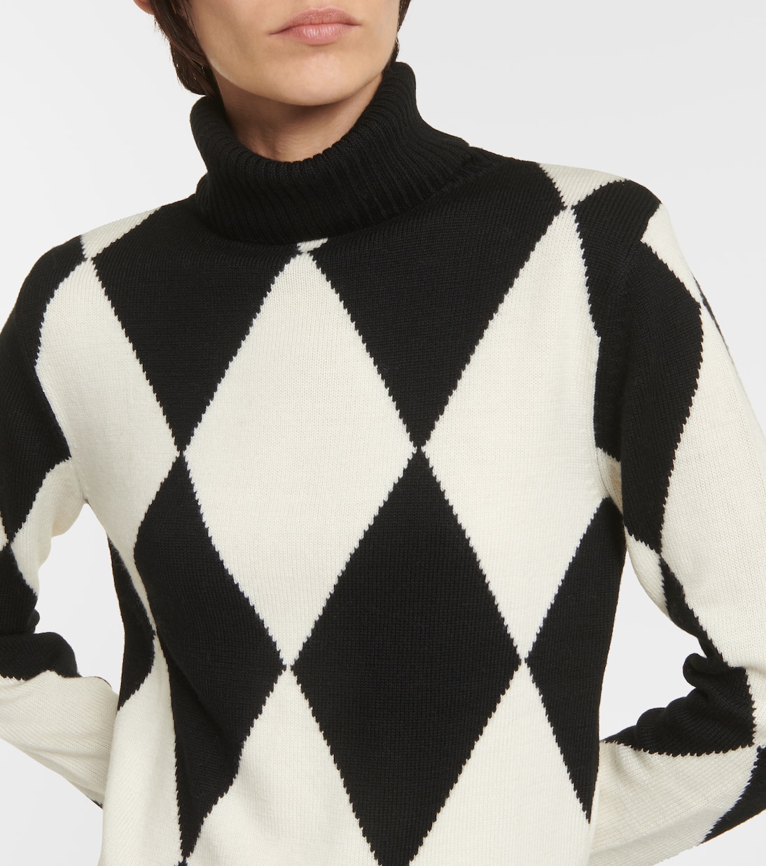Pull à col roulé Diamond en laine | Perfect Moment