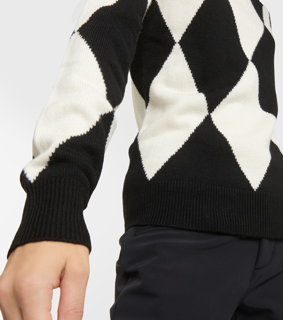Pull à col roulé Diamond en laine | Perfect Moment