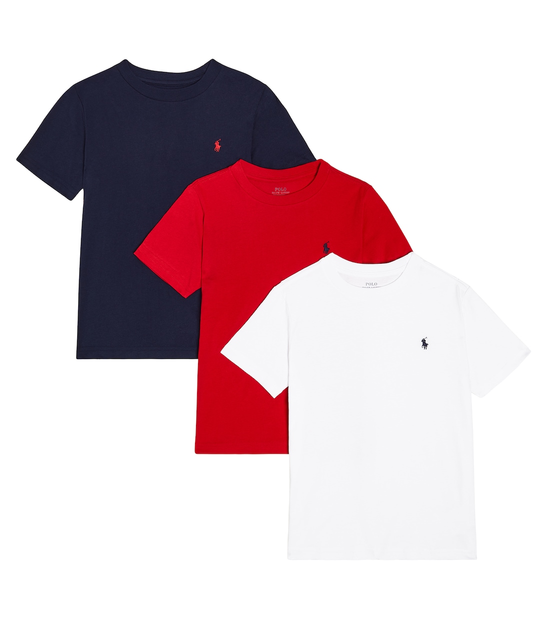 Set of 3 cotton jersey T-shirts | Polo Ralph Lauren Kids