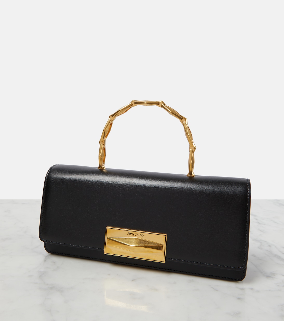 Tote Diamond Chain Small aus Leder | Jimmy Choo