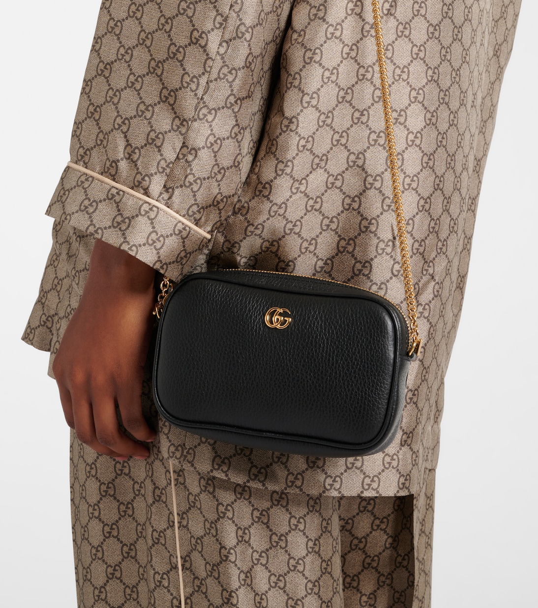 Schultertasche GG Marmont Mini aus Leder | Gucci