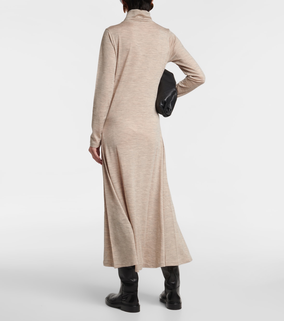Wool-blend jersey midi dress | Polo Ralph Lauren