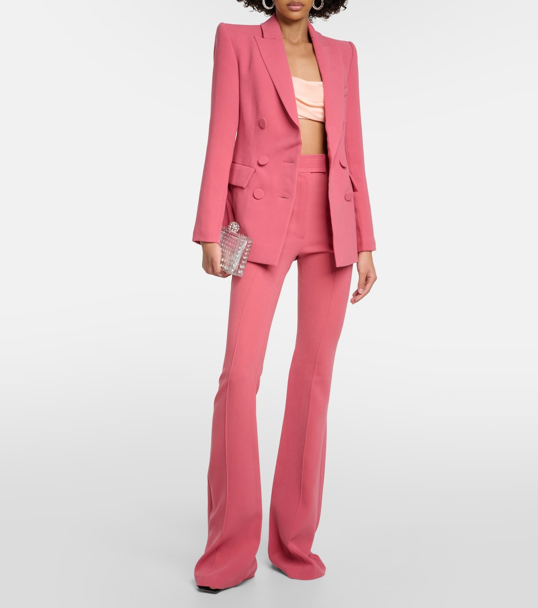 High-rise flared pants | Alex Perry