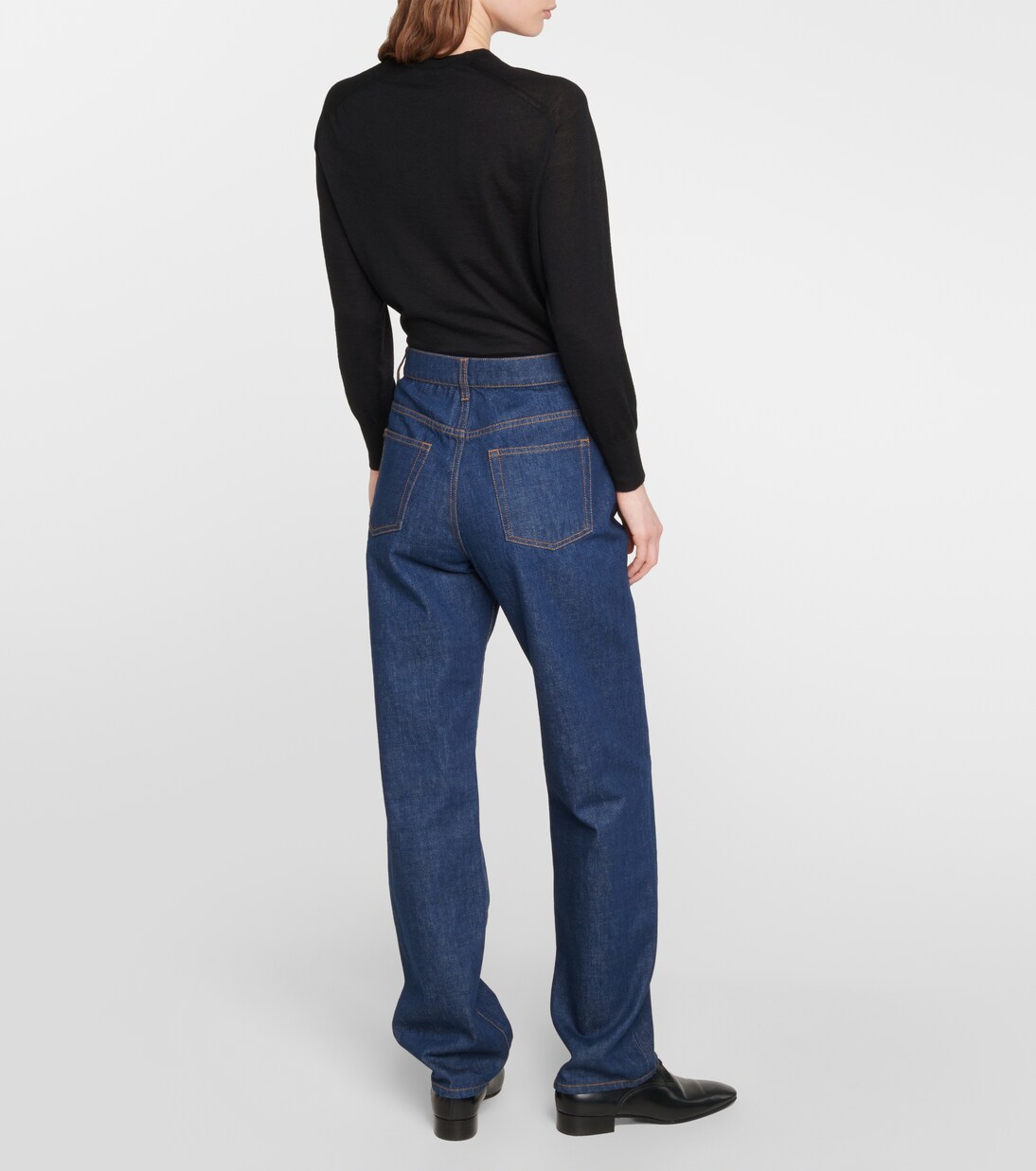 Jeans regular Borjis a vita alta | The Row