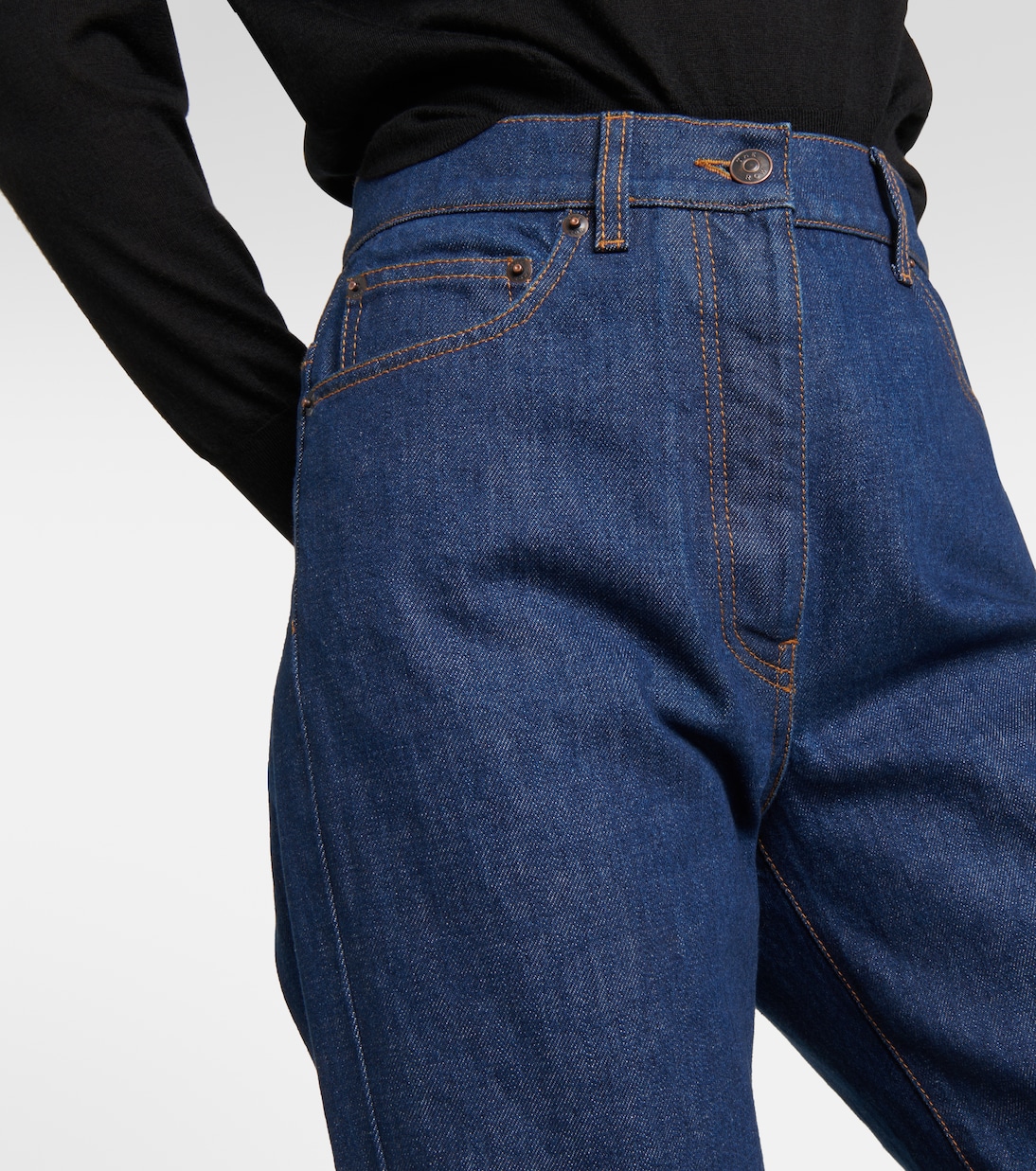 Jeans regular Borjis a vita alta | The Row