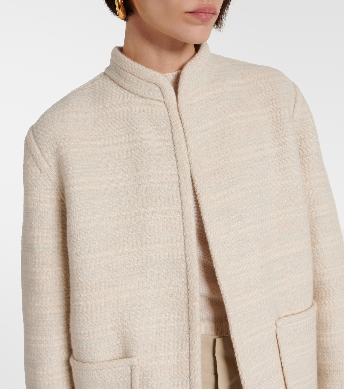 Chaqueta Elegante de Cachemira y Seda Loro Piana para Jóvenes Modernos