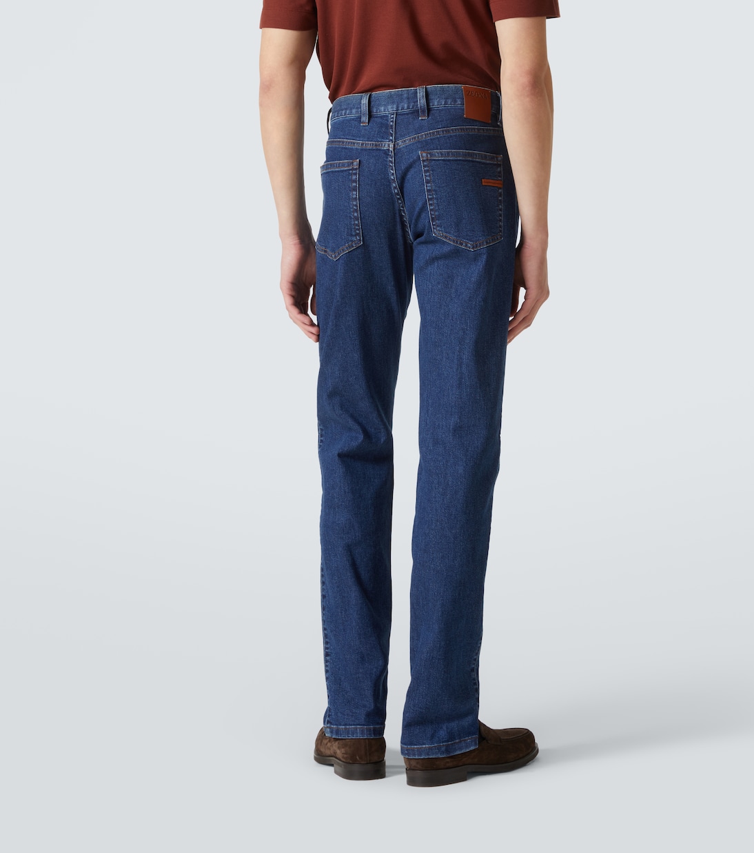جينز بقصّة سليم Roccia | Zegna