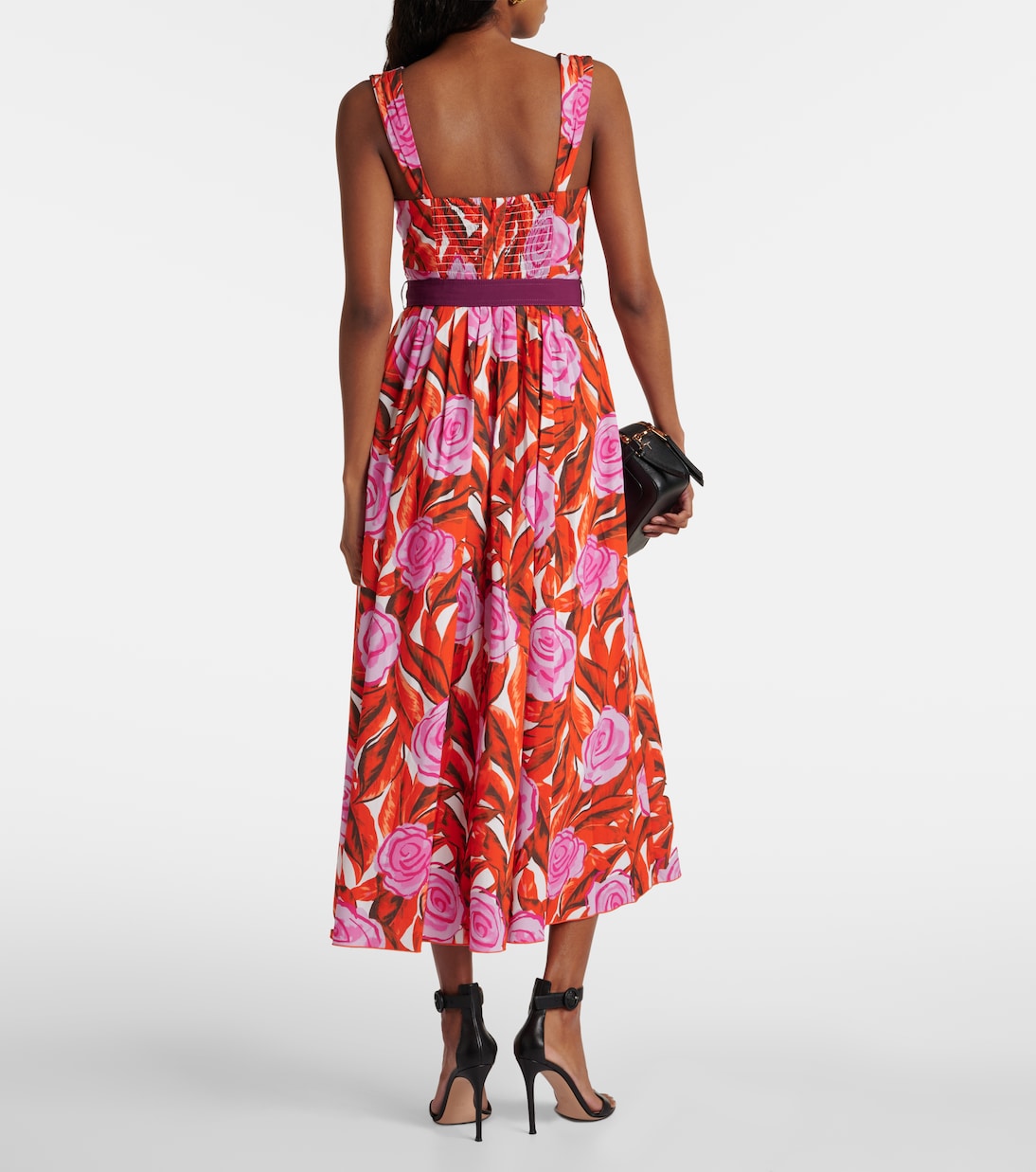 Abito midi Artie in misto cotone | Diane von Furstenberg