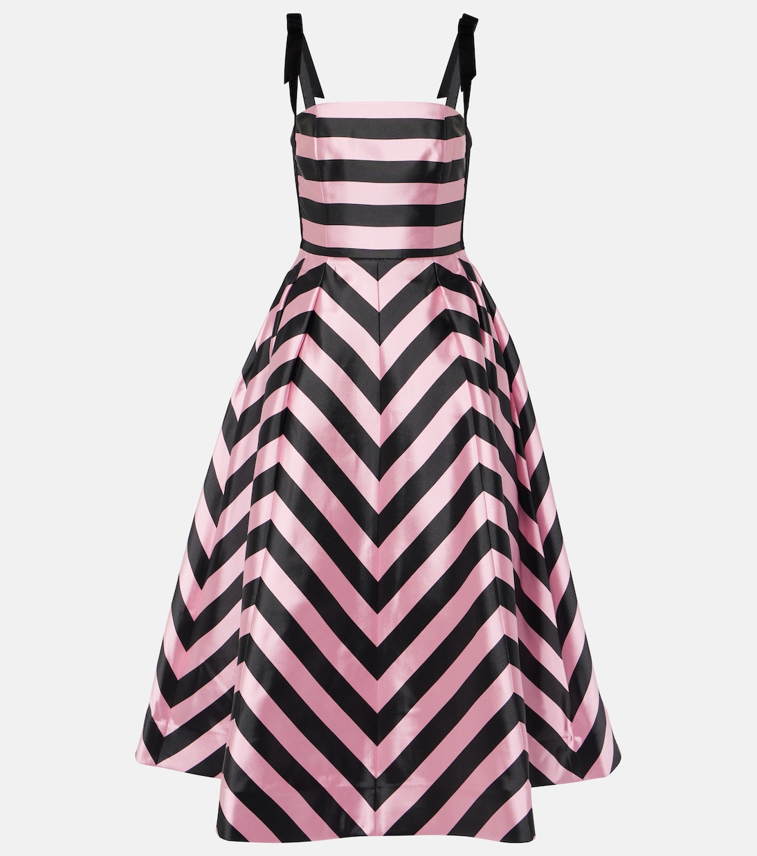 Abito midi Jocelyn a righe | Rebecca Vallance