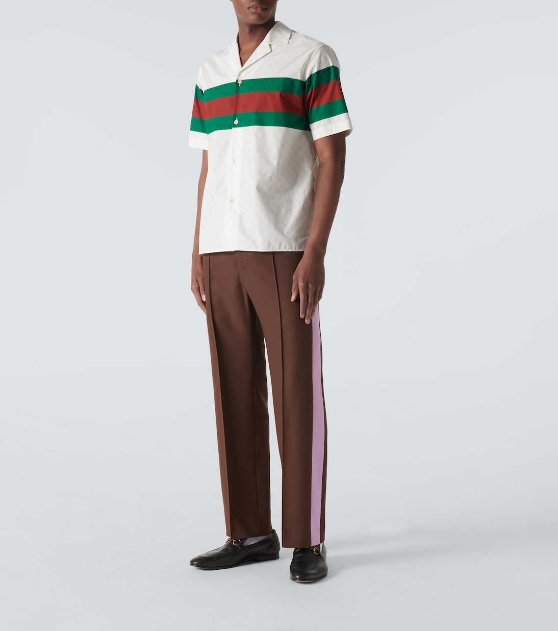 Camicia bowling in cotone GG | Gucci