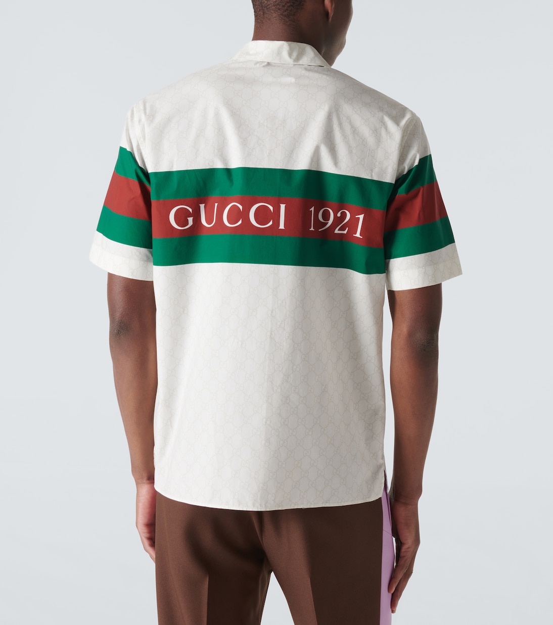 Camicia bowling in cotone GG | Gucci
