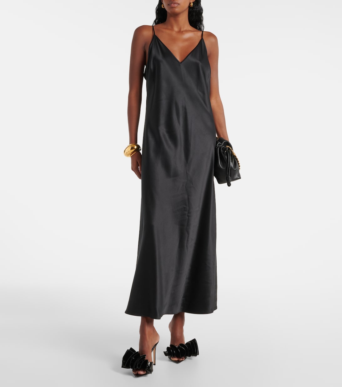 Mules Gabrielle 105 en cuir verni | Gianvito Rossi