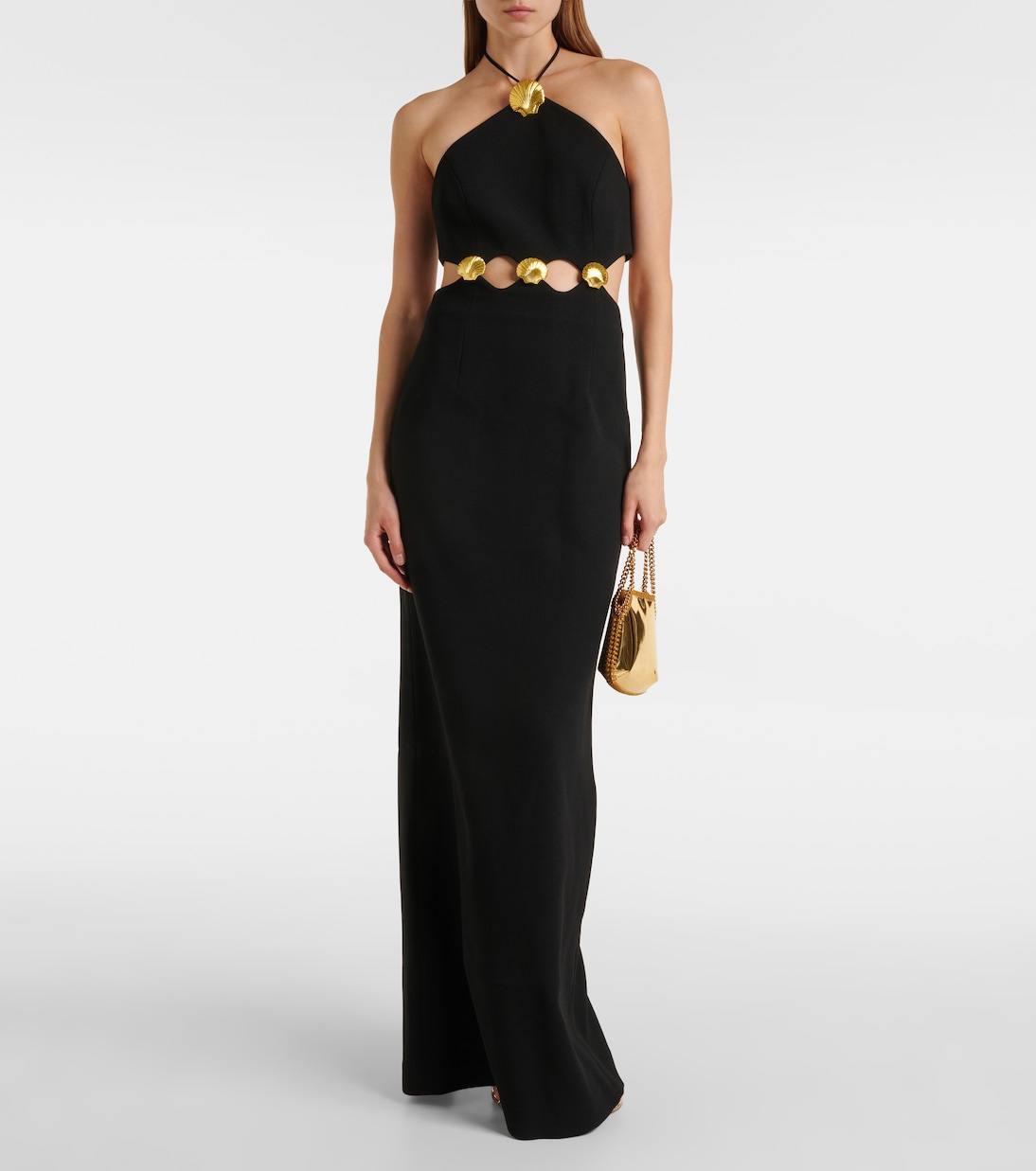 Chelsea halterneck gown | Rebecca Vallance