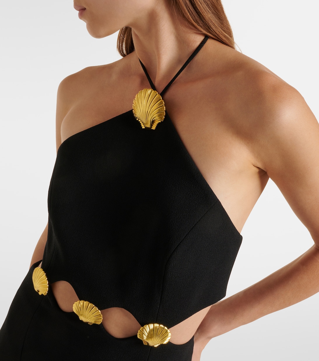 Chelsea halterneck gown | Rebecca Vallance