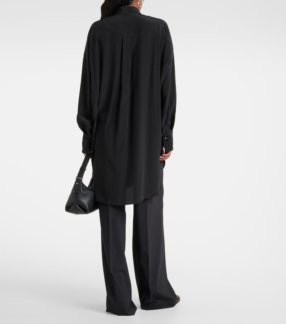 Oversize-Hemd aus Seide | Brunello Cucinelli