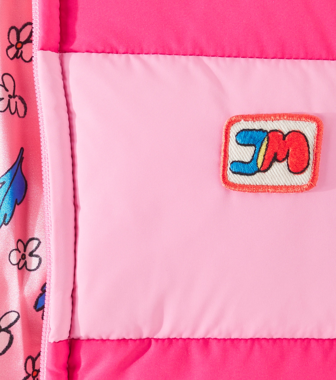 Veste matelassée imprimée réversible | Jellymallow
