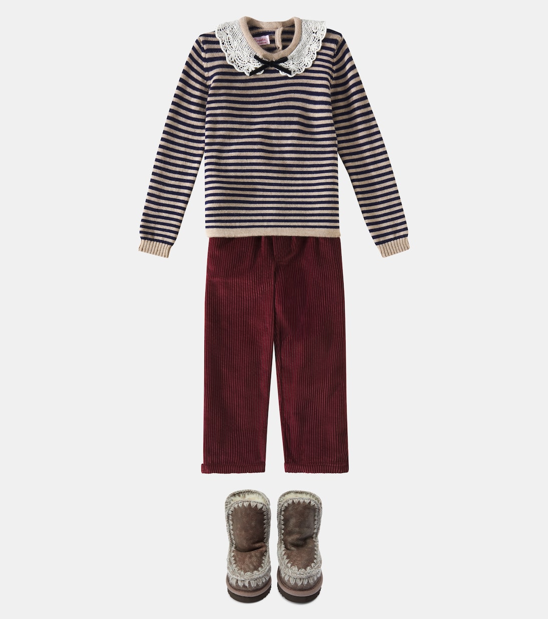 Bottines après-ski en cuir | Mou Kids