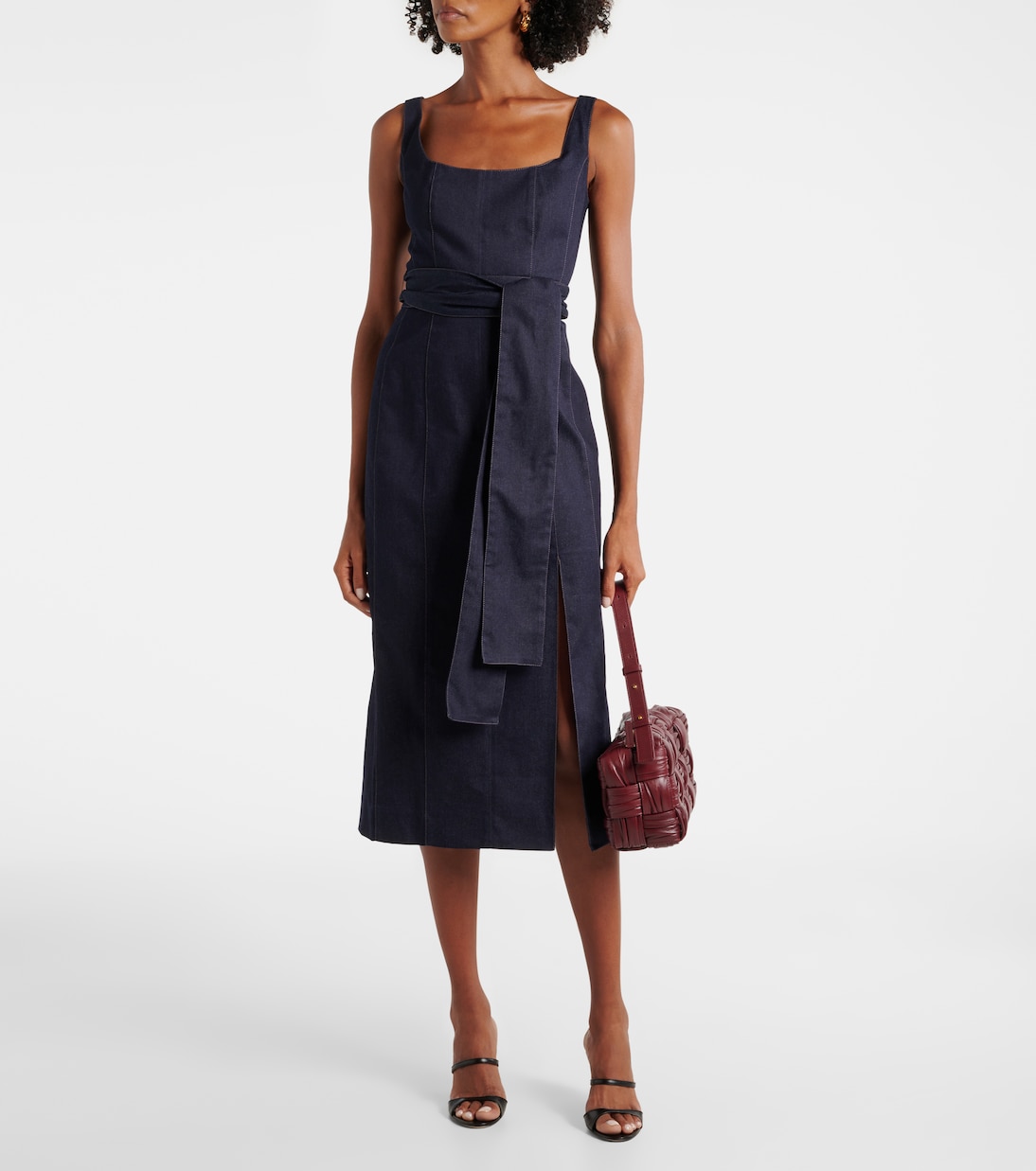 Abito midi di jeans | Carolina Herrera