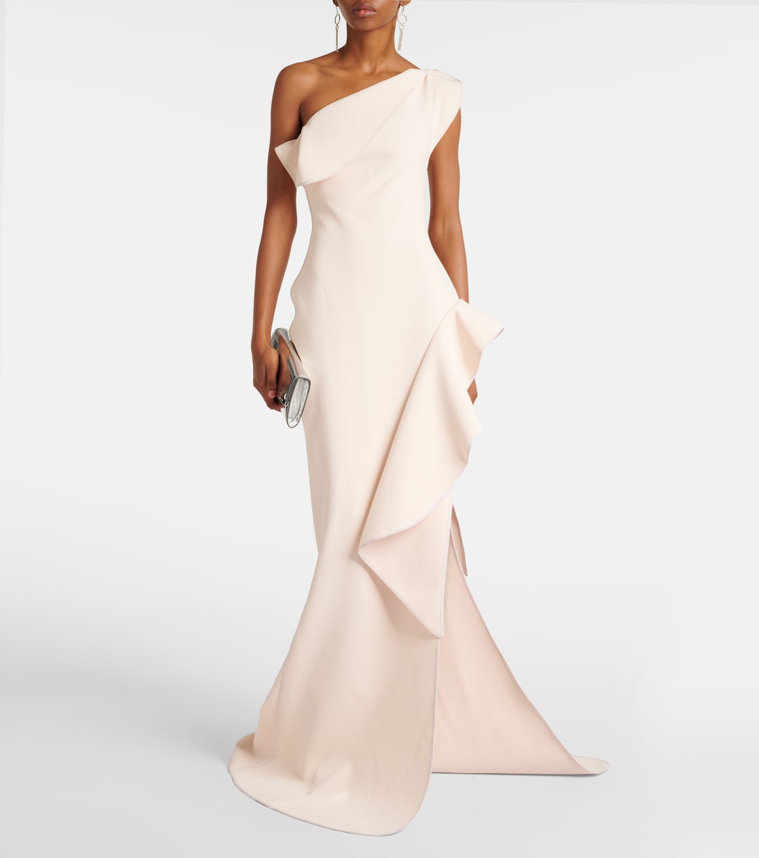 Provenance ruffled one-shoulder gown | Maticevski