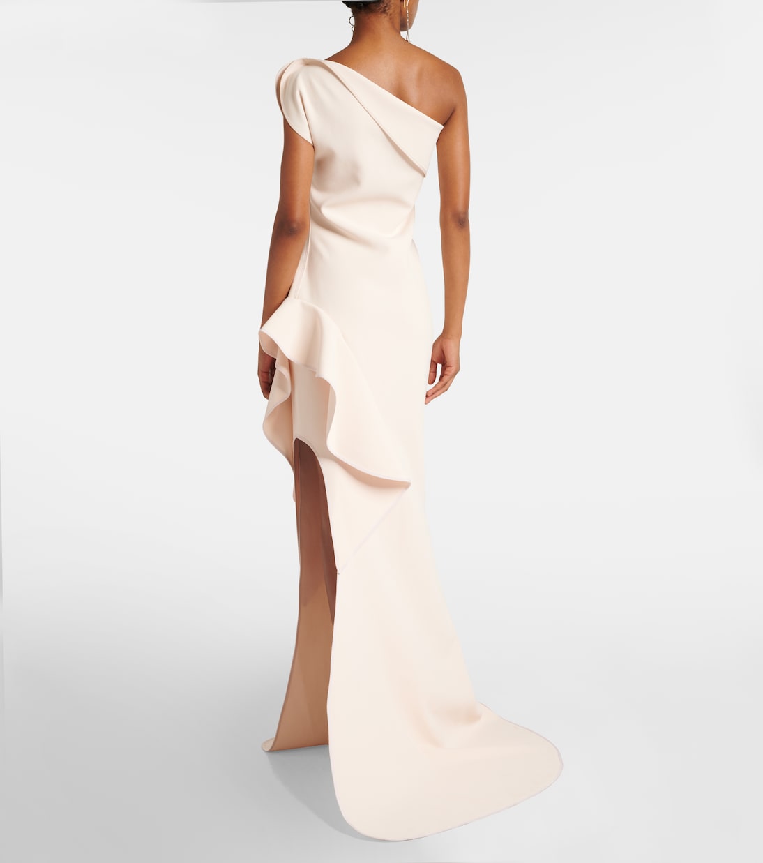 Provenance ruffled one-shoulder gown | Maticevski