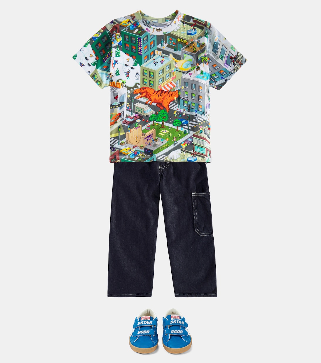 Sneakers Old School in pelle | Golden Goose Kids