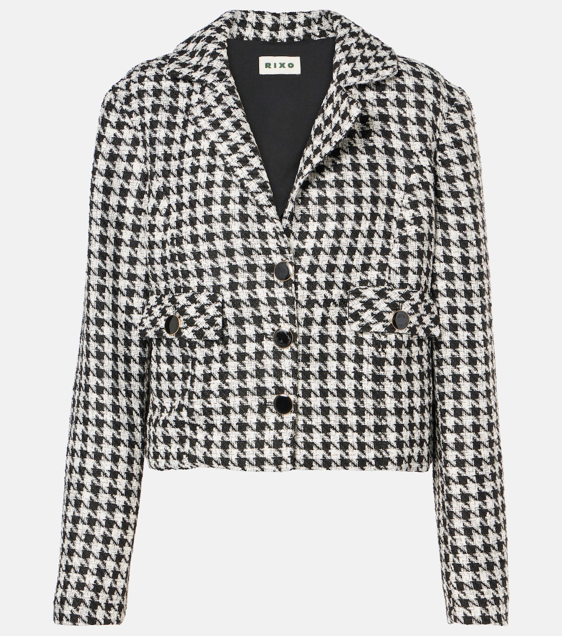 Giacca cropped pied-de-poule | Rixo