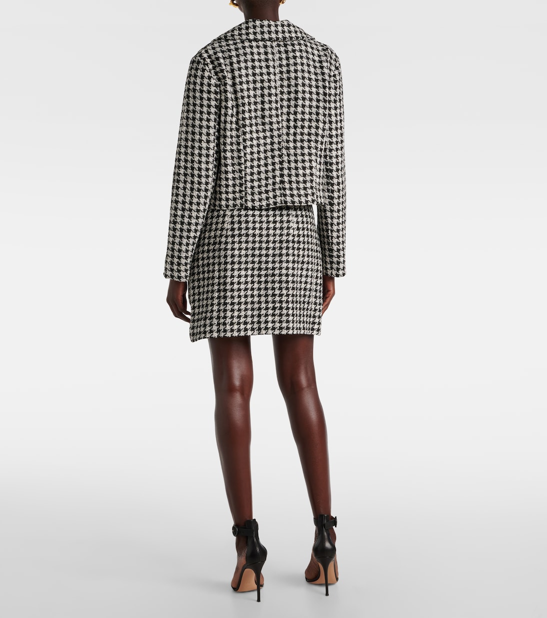 Giacca cropped pied-de-poule | Rixo