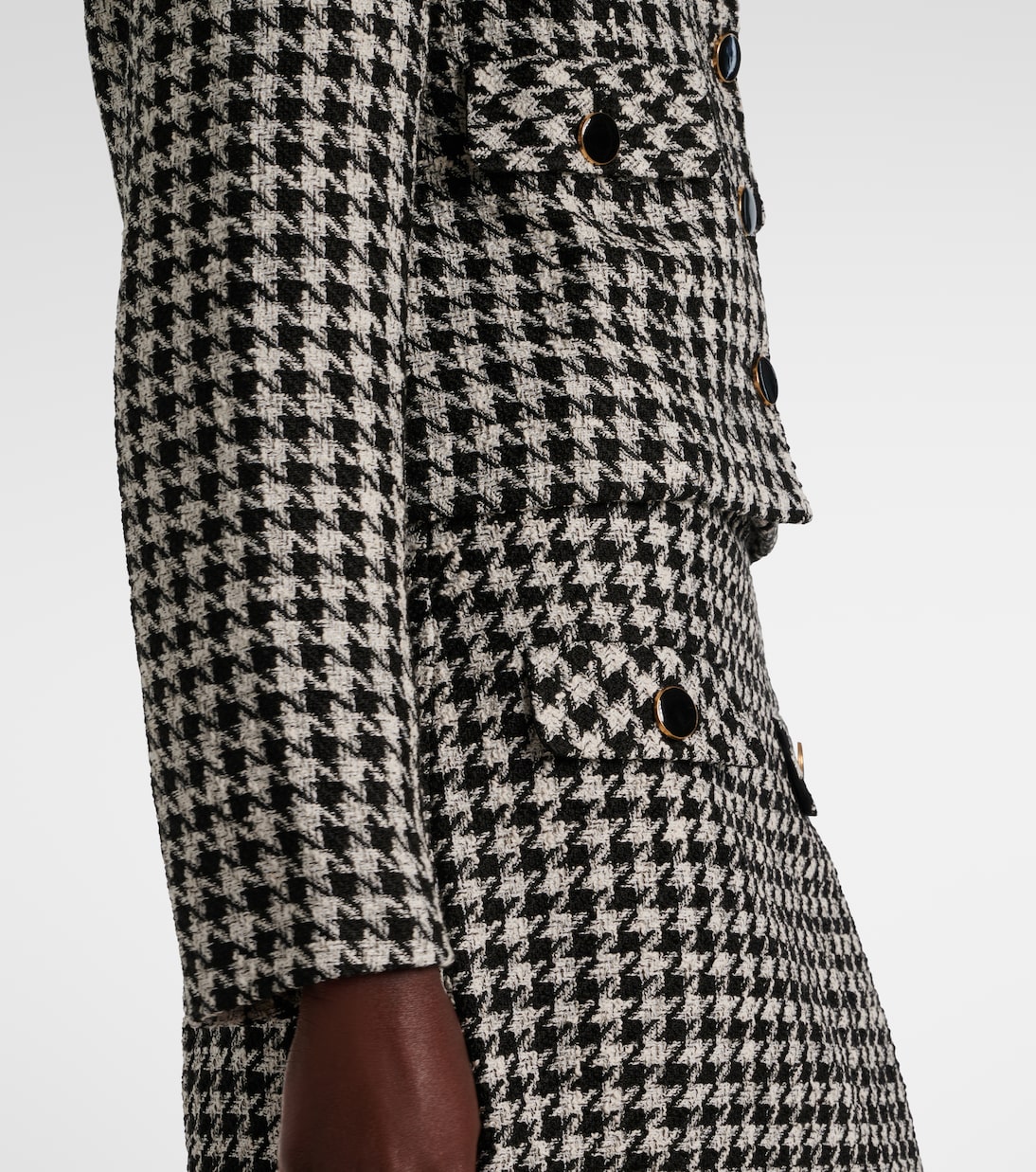 Giacca cropped pied-de-poule | Rixo