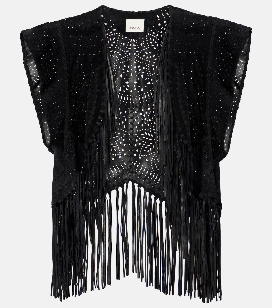 Veste sans manches Edita en cuir | Isabel Marant
