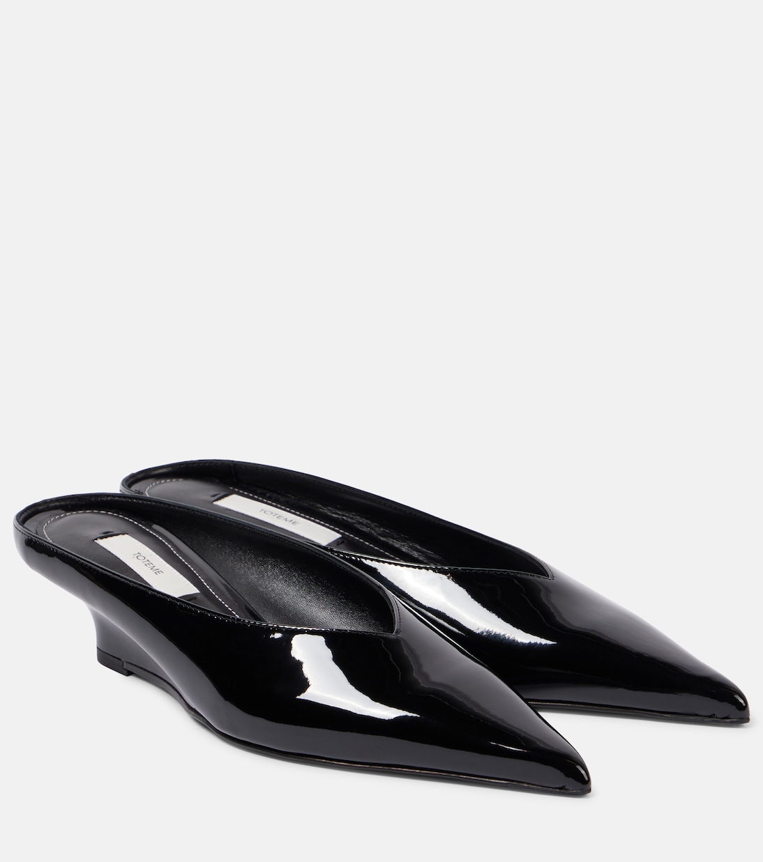 Wedge-Mules Sharp aus Lackleder | Toteme