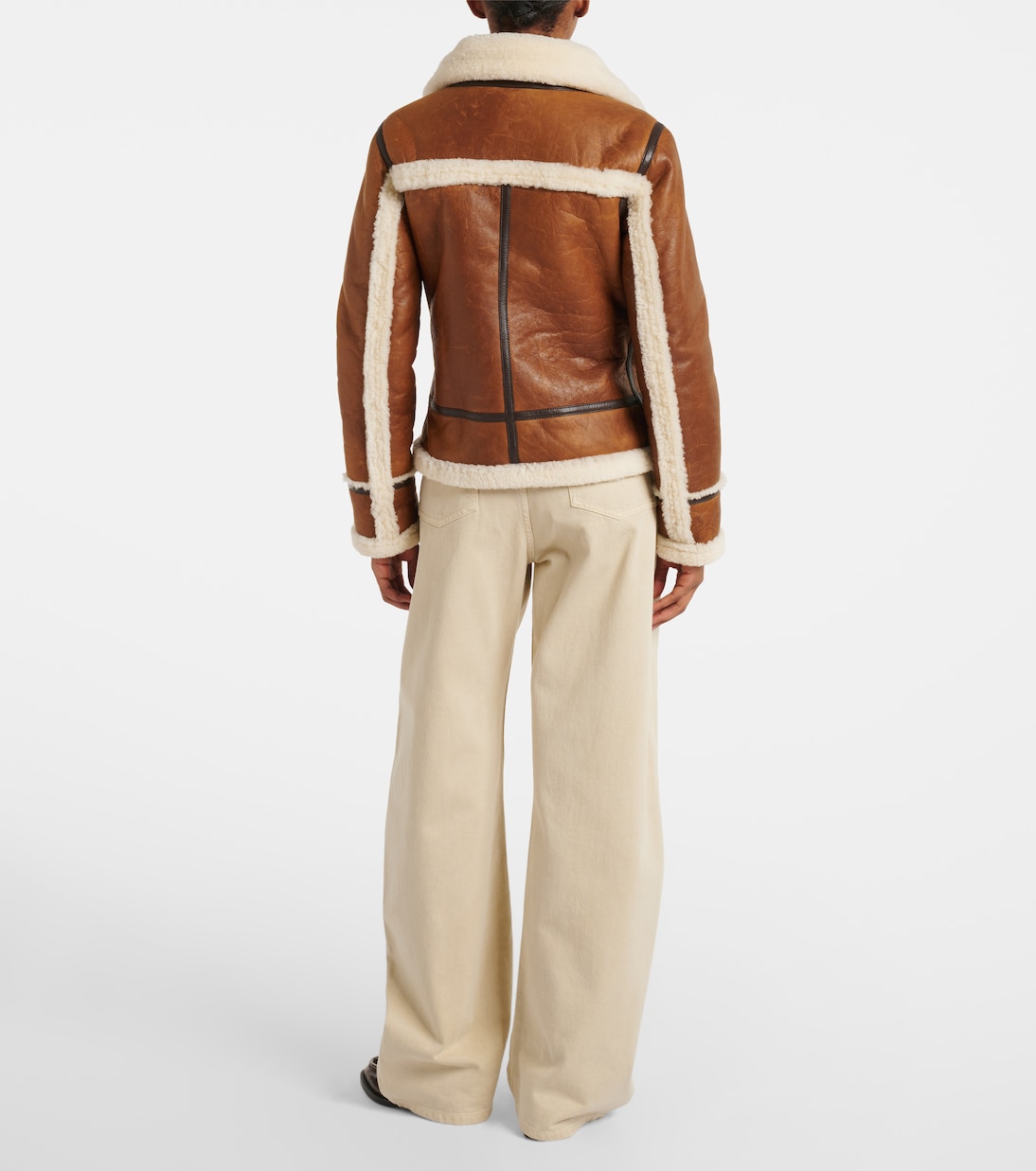 Arlo shearling-lined leather jacket | Proenza Schouler
