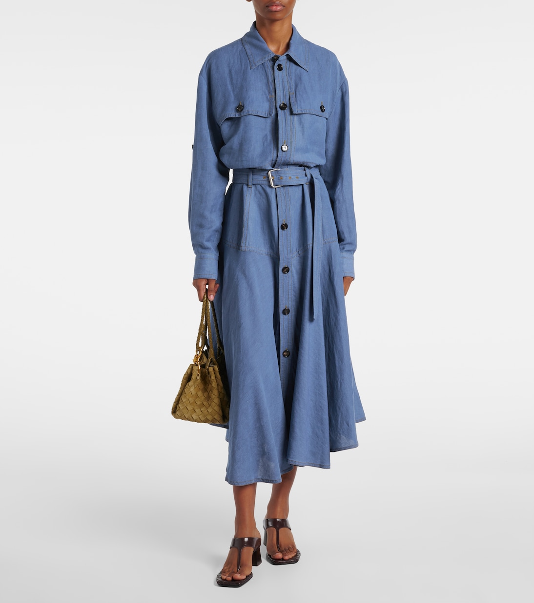 Hemdblusenkleid | Bottega Veneta