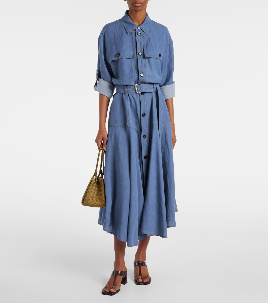 Hemdblusenkleid | Bottega Veneta